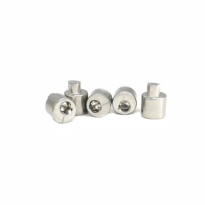 Niestandardowy sześciokątny ekscentryczny gwoździe 304 ze stali nierdzewnej Solid Flat Round Head Step Rivet Fastener Connector
