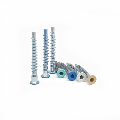 Countersunk Hexagonal Self Tapping Roller Thread Straight Repair Screw Wooden Tooth Cabinet Screw