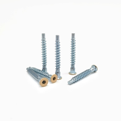 Countersunk Hexagonal Self Tapping Roller Thread Straight Repair Screw Wooden Tooth Cabinet Screw