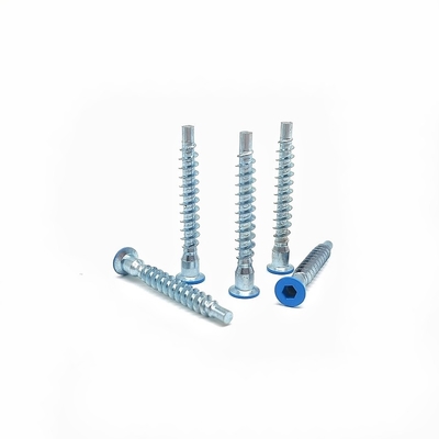 Countersunk Hexagonal Self Tapping Roller Thread Straight Repair Screw Wooden Tooth Cabinet Screw