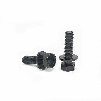 10.9 Stopień stali węglowej Hexagon Head Bolt External Flat Pad Combination Screw
