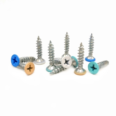 Kolor 316 Śruby samodzielne Countersunk Hexagonal Cross Mountain Wire