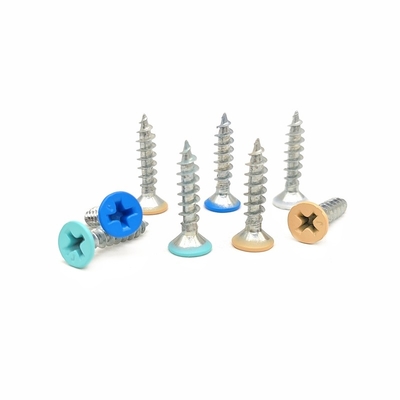 Countersunk Head Cross Self Tapping Screws Flat Head Self Tapping Nai Niestandardowy kolor