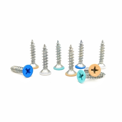 Countersunk Head Cross Self Tapping Screws Flat Head Self Tapping Nai Niestandardowy kolor