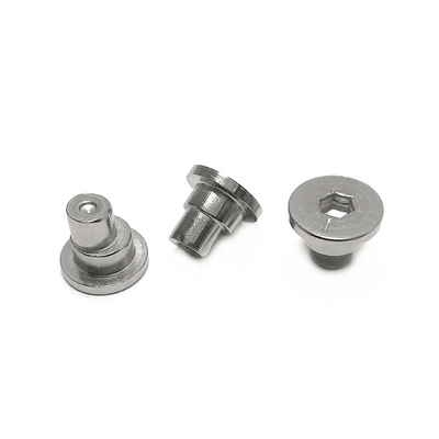 Niestandardowy sześciokątny ekscentryczny gwoździe 304 ze stali nierdzewnej Solid Flat Round Head Step Rivet Fastener Connector