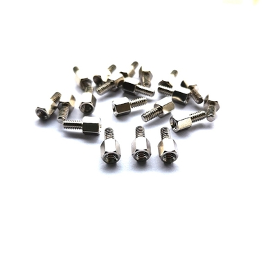 10.8mm Polerowany Hex #4-40 Głowa Stalowe śruby odbiórcze Stal nierdzewna Sześciokątny pojedynczy śrubę odbiórcza