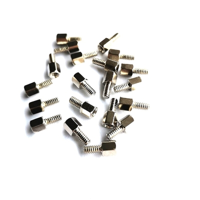 10.8mm Polerowany Hex #4-40 Głowa Stalowe śruby odbiórcze Stal nierdzewna Sześciokątny pojedynczy śrubę odbiórcza