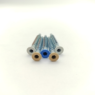 304 SS Śruby do mebli Hex Drive Countersunk Self-Tapping Outdoor & Moisture Resistant