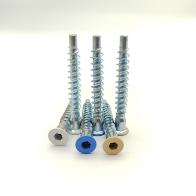Śruby samodzielne ze stali nierdzewnej M5 Zinkem pokryte płaskie głowice