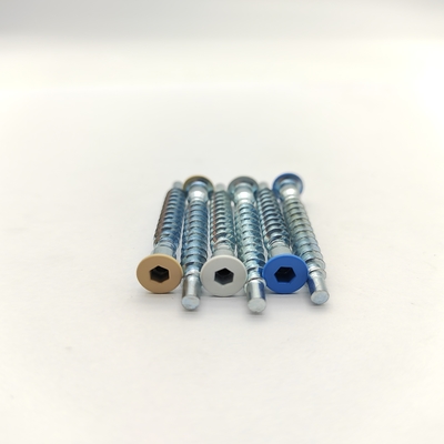 304 SS Śruby do mebli Hex Drive Countersunk Self-Tapping Outdoor & Moisture Resistant