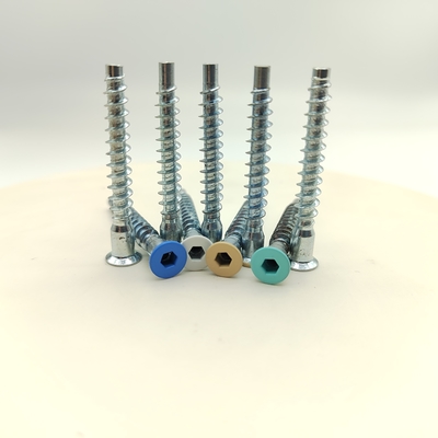 Śruby samodzielne ze stali nierdzewnej M5 Zinkem pokryte płaskie głowice
