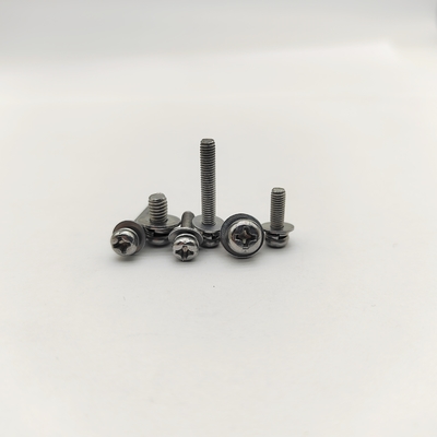 Śruby głowicowe Phillips Pan z zmywarkami zamkowymi Zinkoplasty M4-M12