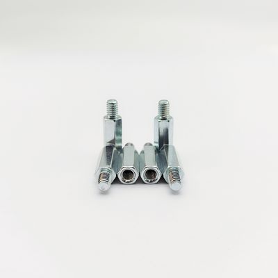 Ciężkie śruby odbiórkowe sześciokątne męskie-żeńskie - klasy przemysłowej - błękitno-cynkowe - od M4 do M10