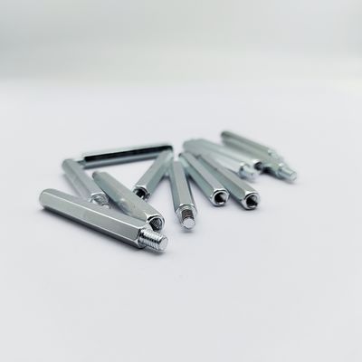 Śruba dystansowa sześciokątna ze stali nierdzewnej M4-M12 10-100mm, ocynk niebieski