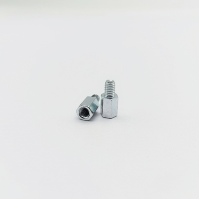 M4 Hex Standoff Screw 8 mm ze stali nierdzewnej niebiesko-cynkowej