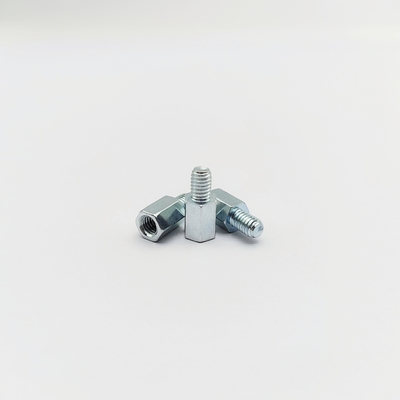 M4 Hex Standoff Screw 8 mm ze stali nierdzewnej niebiesko-cynkowej