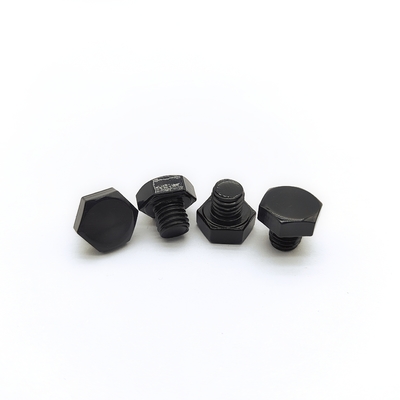 Śruba sześciokątna M8x1,25mm ze stali nierdzewnej 12,3mm, czarna, galwanizowana