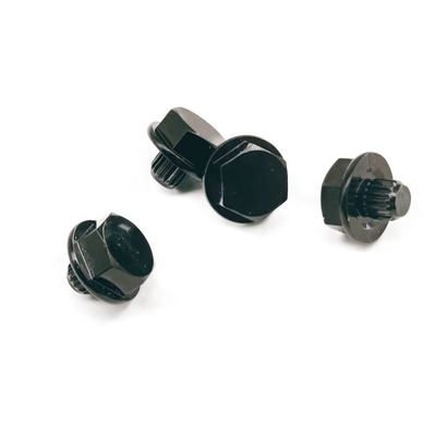 SUS304 Nity do kół chromowanych Waga 3,25 g, nity do kół Czarne HEX12,5x13,2