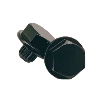 Czarne śruby piasty koła do elektroforezy ze stopu aluminium M6x1.0 6.8mm wysokość łba