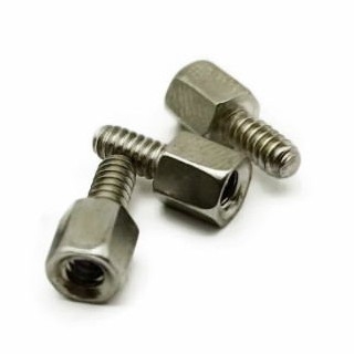 10.8mm Polerowany Hex #4-40 Głowa Stalowe śruby odbiórcze Stal nierdzewna Sześciokątny pojedynczy śrubę odbiórcza
