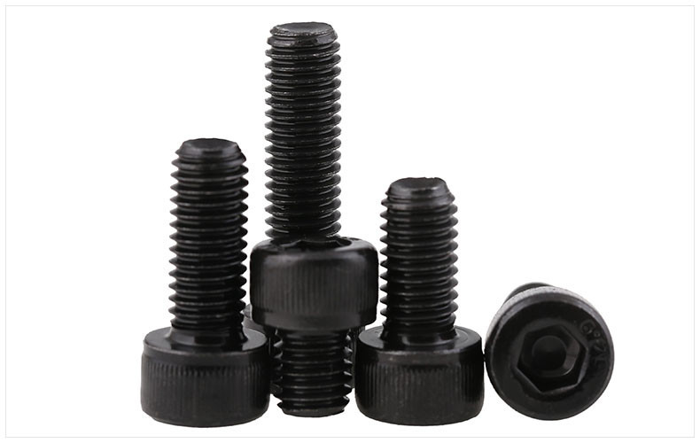 Hexagon Socket Head Screw Bolt 12,9 Grade Alloy Steel Black Dacromet Surface Hexagon Socket Drive Full Thread For Off Road Wheel Hub Anty Separation Ring