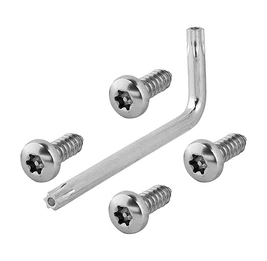 M5*20 Śruby zabezpieczające ze stali nierdzewnej z żurawem PIN Torx Drive Zaprojektuje klucz, aby zapobiec uchwyceniu standardowych narzędzi