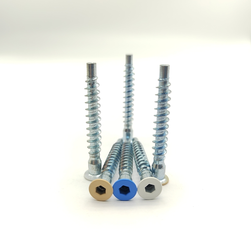 Śruby samodzielne ze stali nierdzewnej M5 Zinkem pokryte płaskie głowice