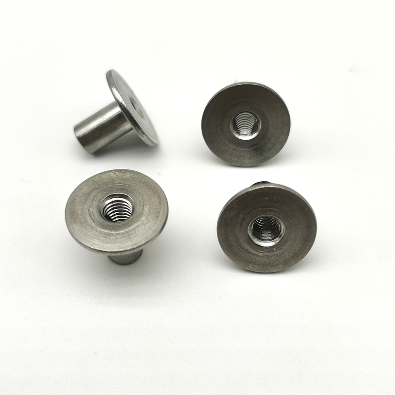 Kołnierz Puszczona nitka ze stali nierdzewnej T Cap ANSI Standard 1.583g Waga 13x10mm Puszczona nitka rurkowa