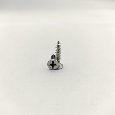 Phillips Flat Head Self-Tapping Screws Zynkowane drewno, tworzywa sztuczne i blachy metalowe Łatwa instalacja