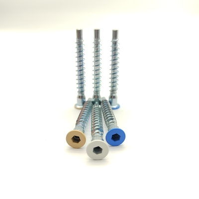 304 SS Śruby do mebli Hex Drive Countersunk Self-Tapping Outdoor & Moisture Resistant
