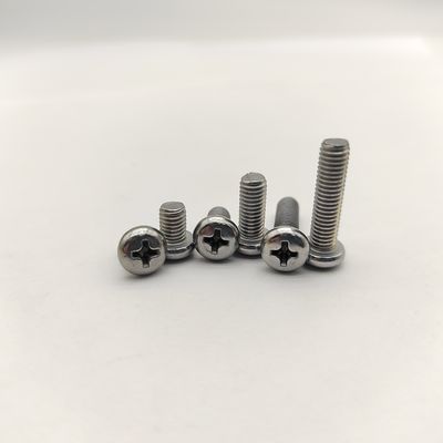 Śruby maszynowe z łbem płaskim krzyżakowym ze stali nierdzewnej 304 A2-70 DIN 7985