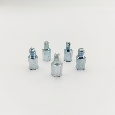 M4 Hex Standoff Screw 8 mm ze stali nierdzewnej niebiesko-cynkowej