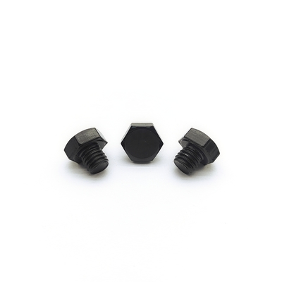 Śruba sześciokątna M8x1,25mm ze stali nierdzewnej 12,3mm, czarna, galwanizowana