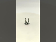 Phillips Flat Head Self-Tapping Screws Zynkowane drewno, tworzywa sztuczne i blachy metalowe Łatwa instalacja